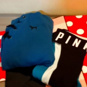 Victoria Secret Pink teal outfit